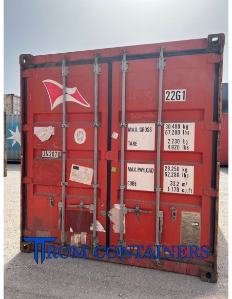 Contenedor 20'DV (CW) VALENCIA